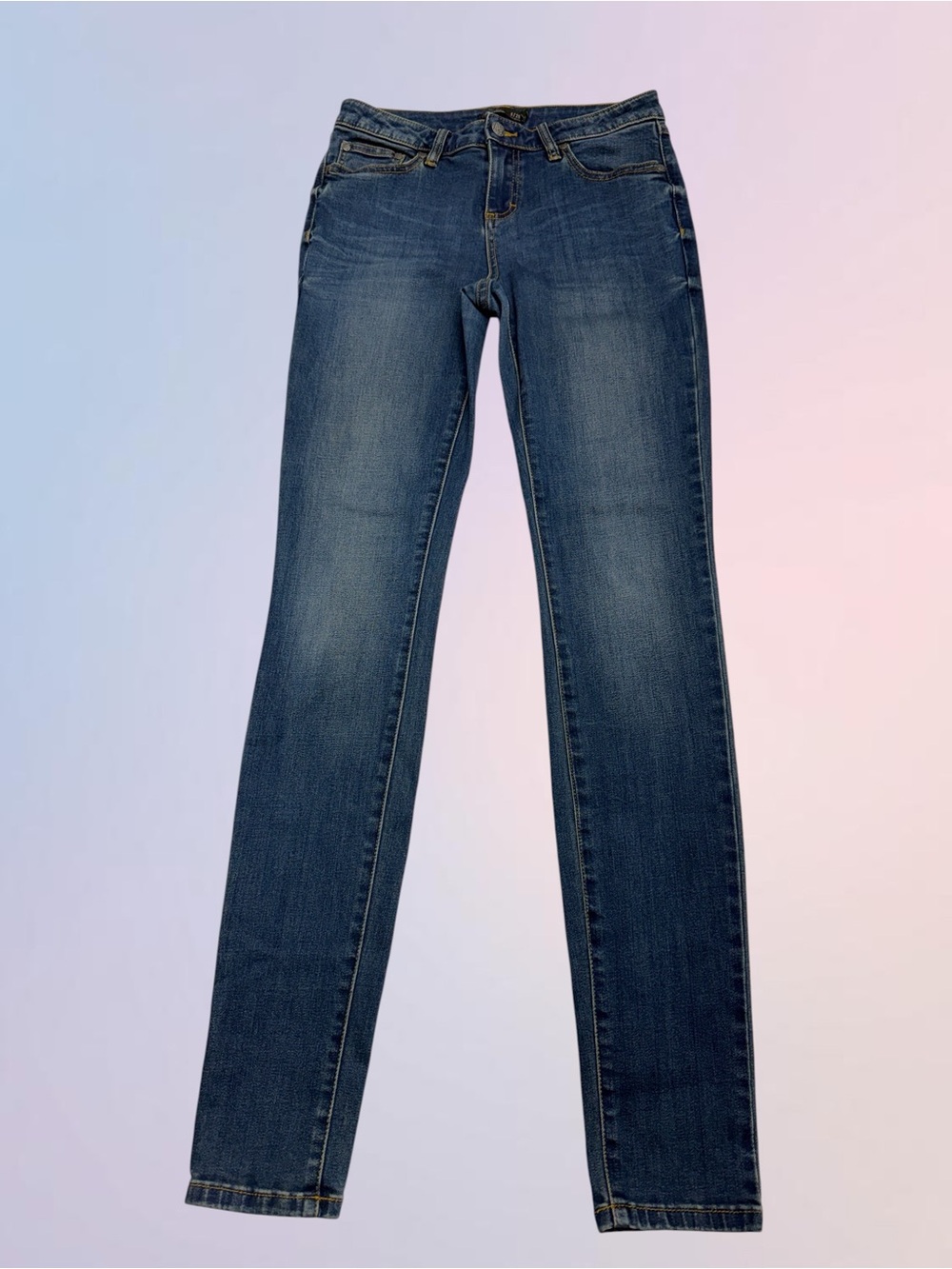 PRANA Women’s 6/28 TALL Skinny Blue Jeans